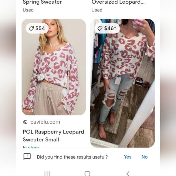 EC POL Raspberry leopard print Sweater - Picture 8 of 8